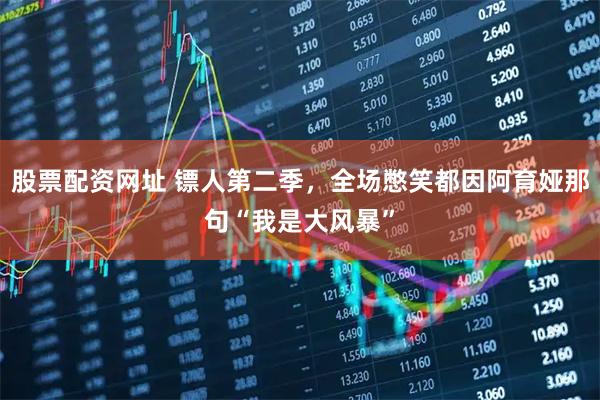 股票配资网址 镖人第二季，全场憋笑都因阿育娅那句“我是大风暴”